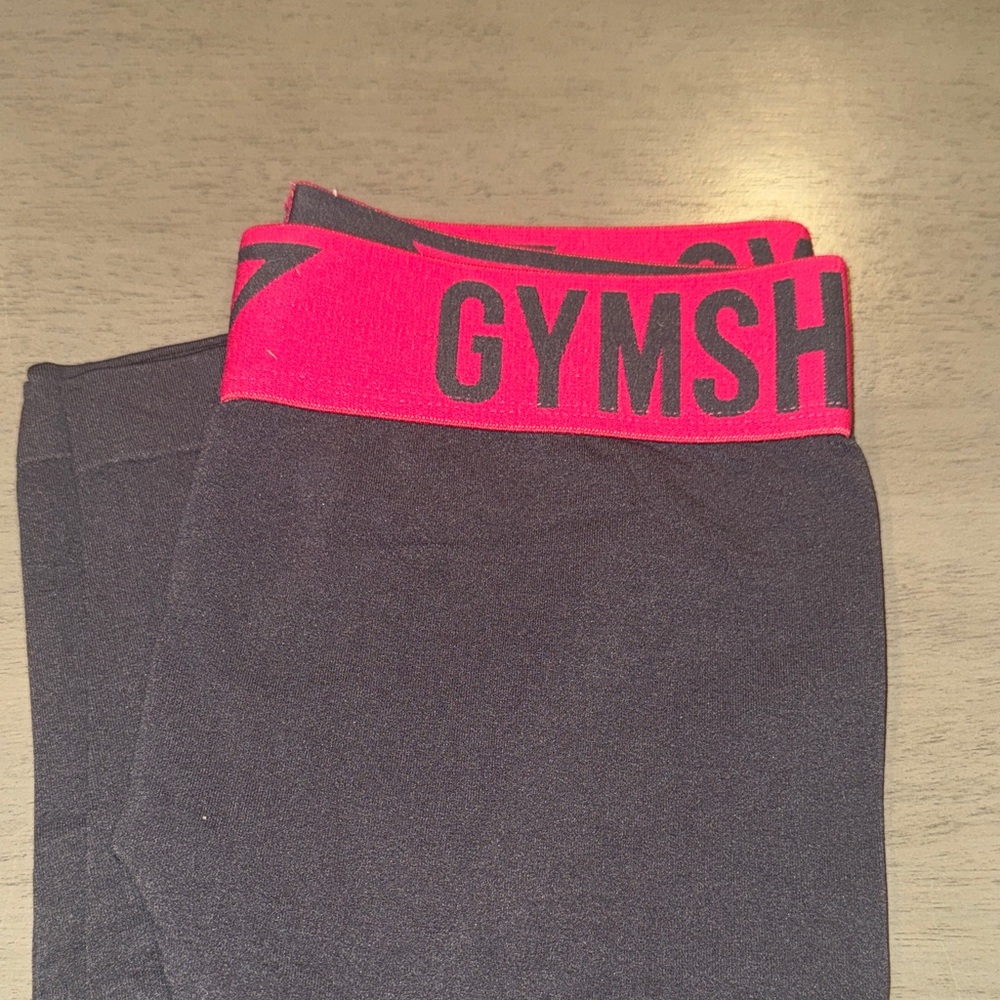 Gymshark Women's Leggings with Pink Waistband
